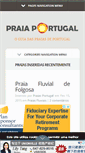 Mobile Screenshot of praiaportugal.com